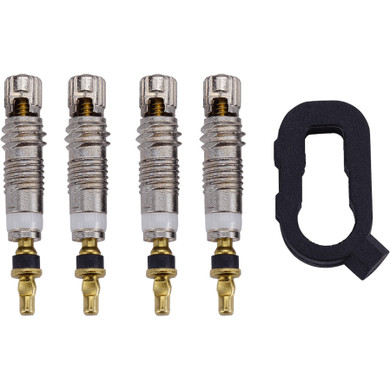 BBB Tubeless Valve Core Set 4pcs w/Tool