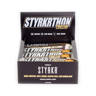 Styrkr Styrkrthon Protein Bar Chocolate Caramel & Peanut x 12 Box