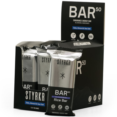 Styrkr Bar50 Date Almond Sea Salt Energy Bar x 12 Box