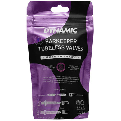 Dynamic Barkeeper Tubeless Valves Kit Black