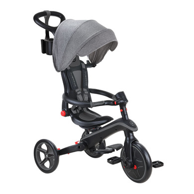 Globber Explorer Trike 4in1 FOLDABLE Black/Grey