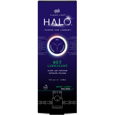 Finish Line Halo Wet Lube 120ml w/ Smart Luber