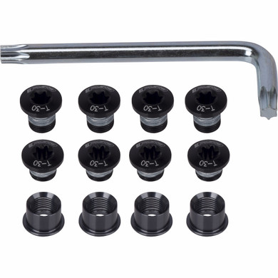 FSA Triple Chainring Bolt Kit T-30 Black