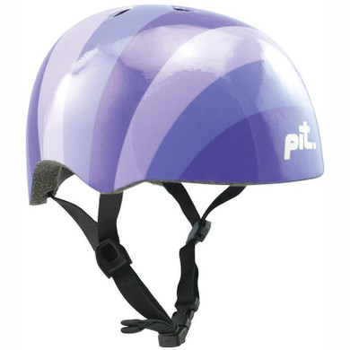 Pit Stripes Purple Helmet