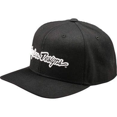 Troy Lee Designs Curved Snapback Hat Signature OSFA