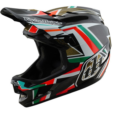Troy Lee Designs D4 AS Carbon Helmet Frames Black/Gold