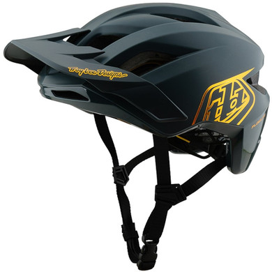 Troy Lee Designs Flowline AS Helmet Point Gray/Gold