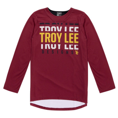 Troy Lee Designs Ruckus 3/4 Jersey Spun Oxblood