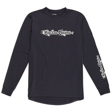 Troy Lee Designs Ruckus Long Sleeve Ride Tee Burn Out Carbon