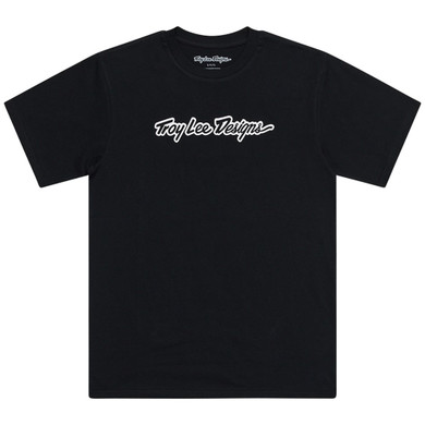 Troy Lee Designs Short Sleeve Tee Signature Black