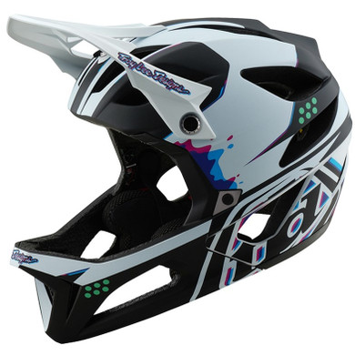 Troy Lee Designs Stage AS Helmet Trooper White
