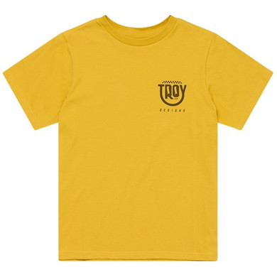 Troy Lee Designs Womens Short Sleeve Tee Smiley Golden
