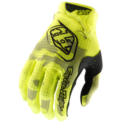 Troy Lee Designs Youth Air Glove Blotted Flo Yellow