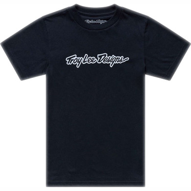 Troy Lee Designs Youth Short Sleeve Tee Signature Black