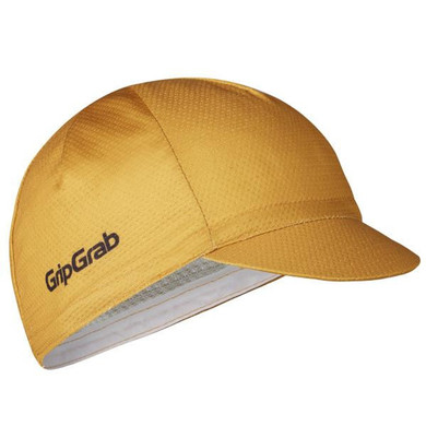 GripGrab Lightweight Summer Cycling Cap Mustard Yellow