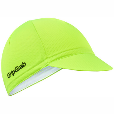 GripGrab Lightweight Summer Cycling Cap Yellow Hi-Vis