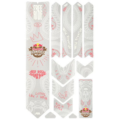All Mountain Style Frame Guard Extra - Red Bull Rampage Freeride White