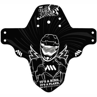 All Mountain Style Mud Guard - Super Rider White