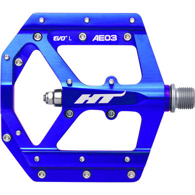 HT Components AE03 Pedals (Alloy / CNC CRMO) - Royal Blue