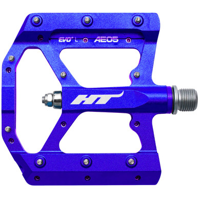 HT Components AE05 Pedals (Alloy / CNC CRMO) - Royal Blue