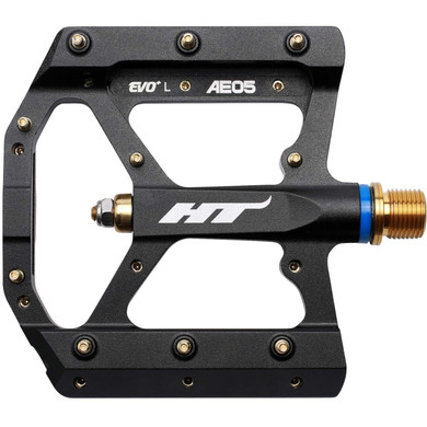 HT Components AE05T Pedals (Alloy / CNC Ti - 80kg rider max) - Black
