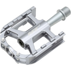 HT Components AR12 Pedals (Alloy / CNC CRMO) - Silver