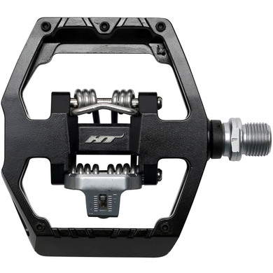HT Components GD1 Pedals (Alloy / CNC CRMO) - Black