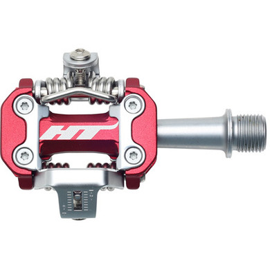 HT Components M2 Pedals (Alloy / CNC CRMO) - Red
