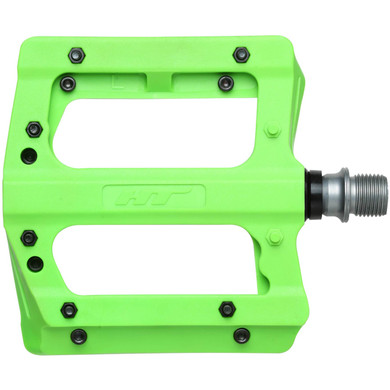 HT Components PA12A Pedals (Nylon / CNC CRMO) - Green