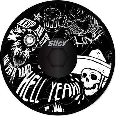 Slicy Fun Cap Mad Black