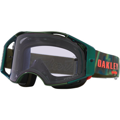 Oakley Airbrake MTB Goggles Troy Lee Designs Pixel  Prizm Clear Lens