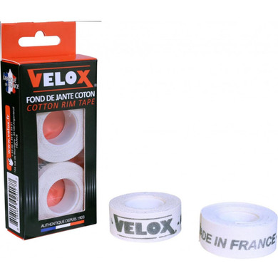 Velox Deluxe Cotton Rim Tape 22mm 2 Pack