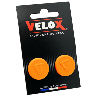Velox Handlebar Ends Orange 2 Pack