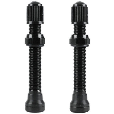 Velox Tubeless Schrader Valves Black Aluminum 60mm