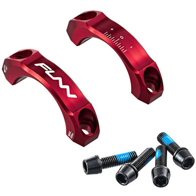 FUNN Stem End Caps / Face Plate Equalizer 31.8mm  Red