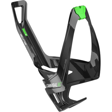 Elite Cannibal XC Black/Green Bottle Cage
