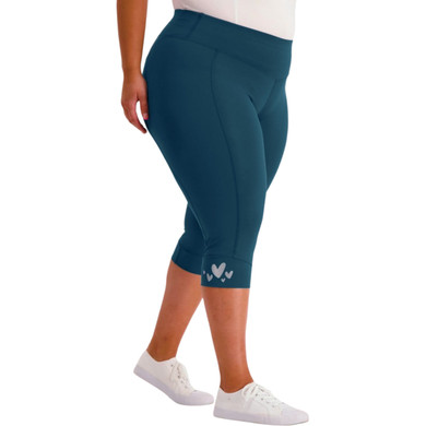 Birds on Bikes Tourer Womens Padded 3/4 Short Forest