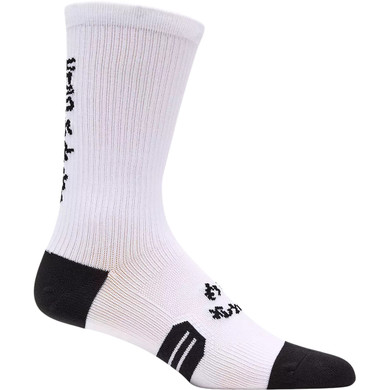 Fox 8" Ranger Sock Hello Future White