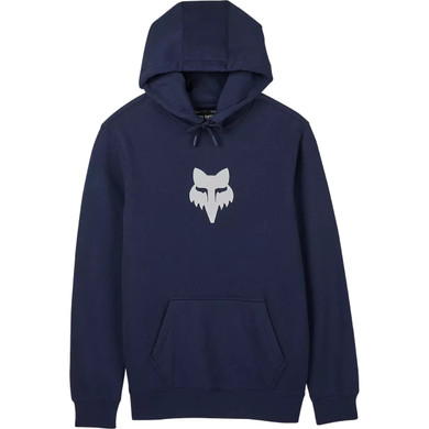 Fox Fox Head Fleece Pull Over Hoodie Midnight