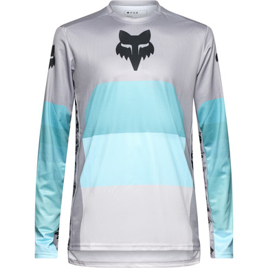 Fox Ranger LS Jersey Grid Steel Grey