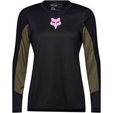 Fox Womens Defend LS Jersey Park Black
