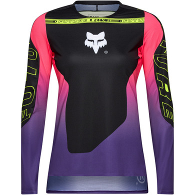 Fox Womens Flexair LS Jersey Elevated Black
