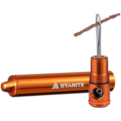 Granite Design Suture Aero CO2 Inflator Tyre Plug Kit Orange