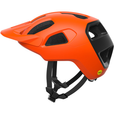 POC Cularis MTB Helmet Fluorescent Orange/Uranium Black Matte