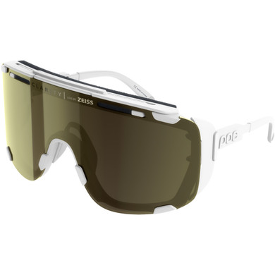 POC Devour Glacial Glasses Hydrogen White/Clarity Universal/Sunny Gold Lens