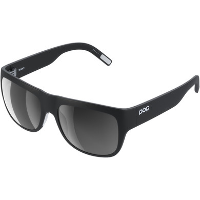 POC Want Glasses Uranium Black/Hydrogen White/Clarity Universal/Sunny Grey Lens