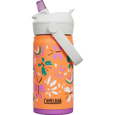 CamelBak Thrive Flip Straw Kids Insulated Stainless Steel Bottle 350ml Butterfly Rainbow
