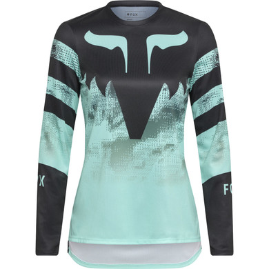 FOX Womens Ranger LS Jersey Kairos Turquoise