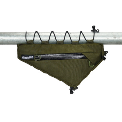 skingrowsback Wedge Lace Up Frame Bag - Olive