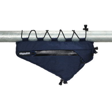 skingrowsback Wedge Lace Up Frame Bag - Navy